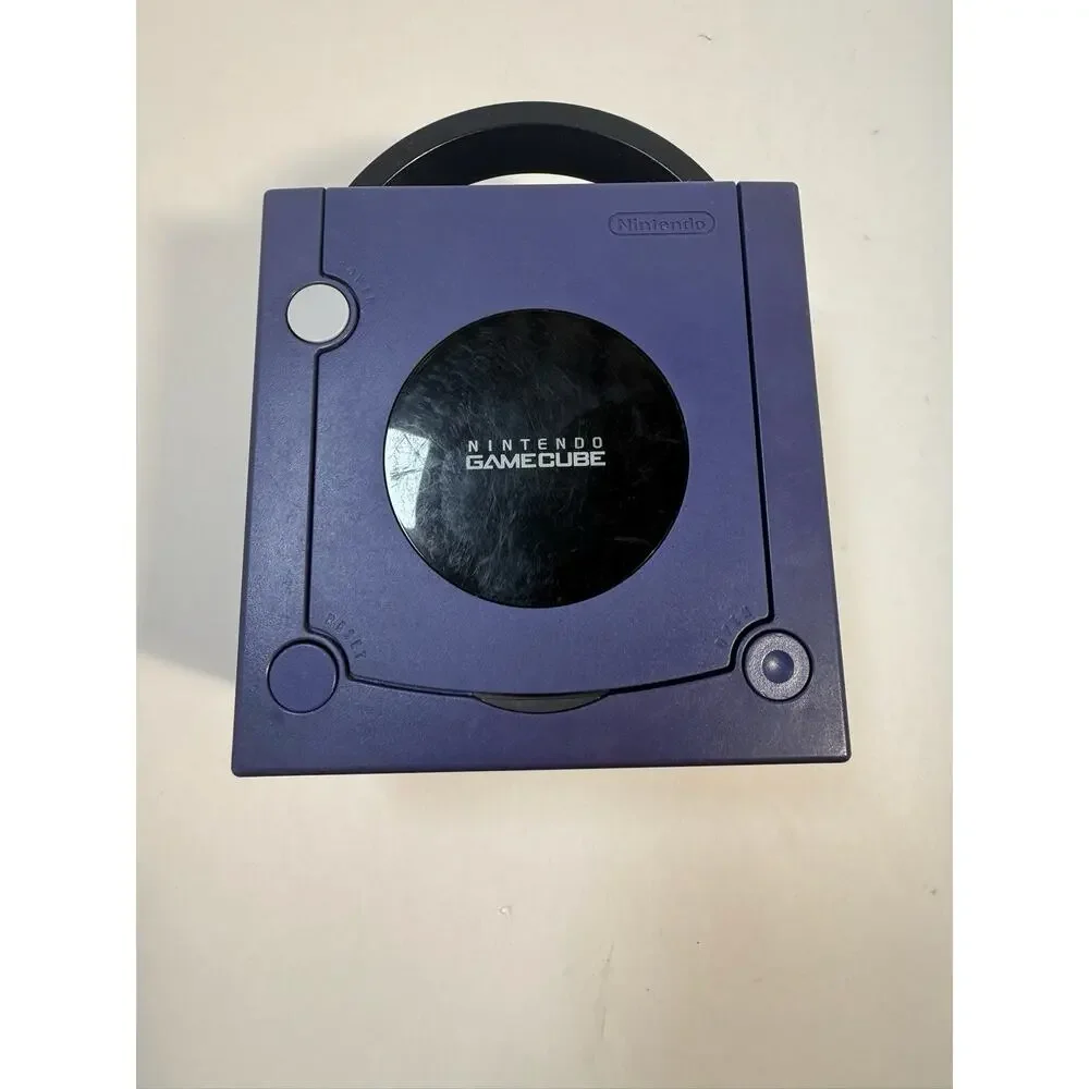 Nintendo Gamecube Purple Console Purple Controller AC AV Bundle NTSC-U/C A